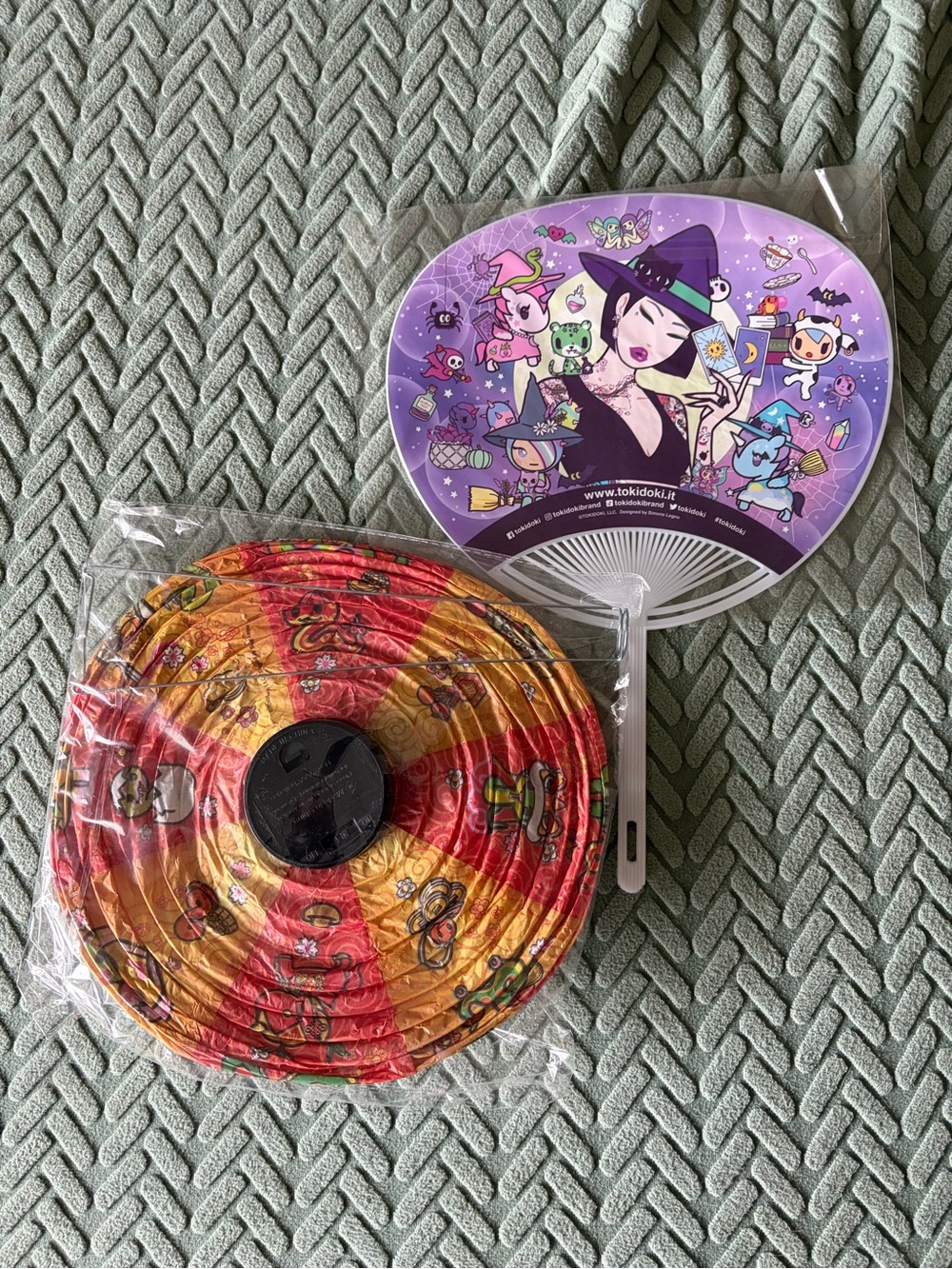 Tokidoki Paper Lantern (Snake) and Plastic Fan